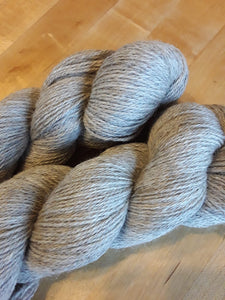 Yarn: "Brandice" 3 ply fingerling weight - exotic blend - natural grey